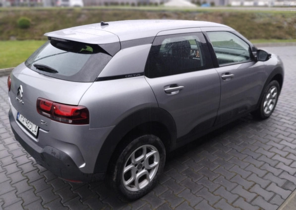 Citroen C4 Cactus cena 52600 przebieg: 116000, rok produkcji 2019 z Skawina małe 121